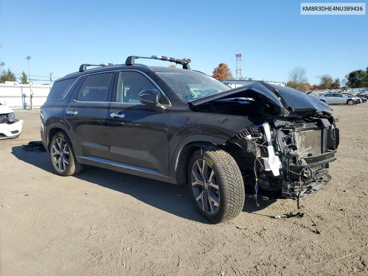 2022 Hyundai Palisade Sel VIN: KM8R3DHE4NU389436 Lot: 77271274