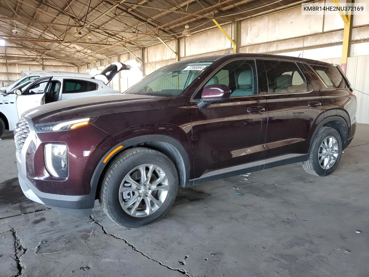 2022 Hyundai Palisade Se VIN: KM8R14HE2NU372169 Lot: 77368584