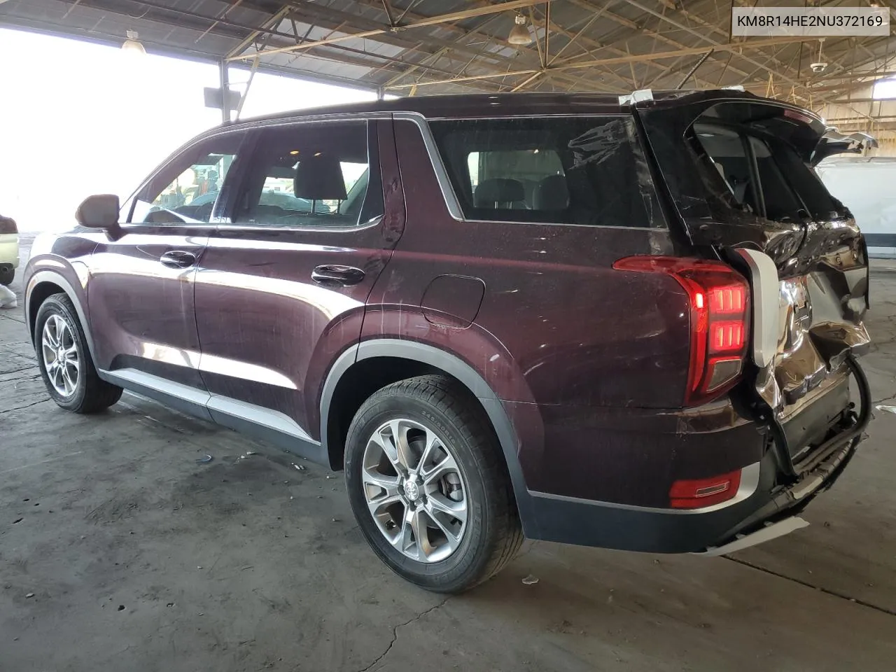 2022 Hyundai Palisade Se VIN: KM8R14HE2NU372169 Lot: 77368584