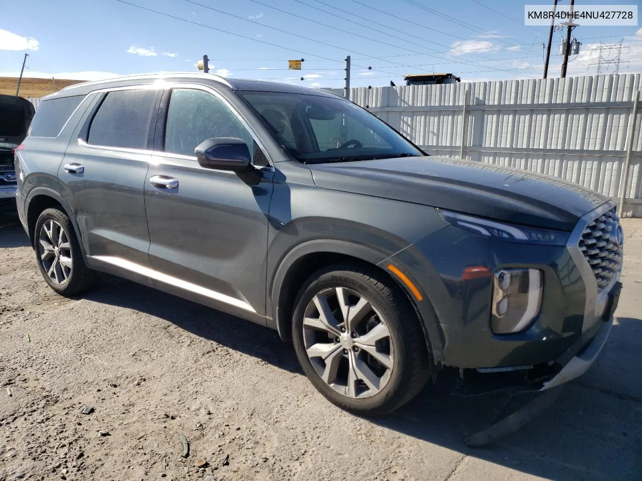 2022 Hyundai Palisade Sel VIN: KM8R4DHE4NU427728 Lot: 77703184