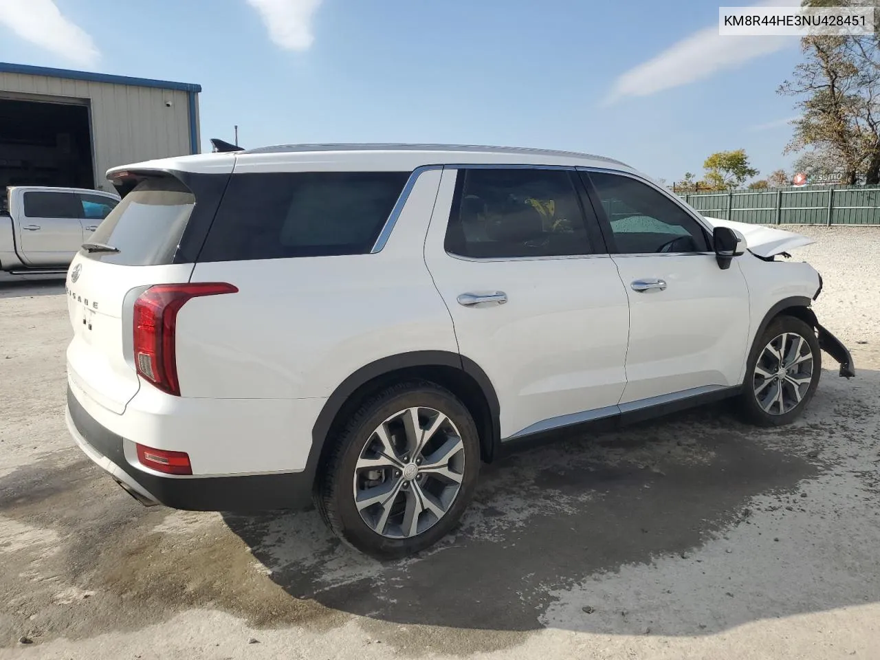 2022 Hyundai Palisade Sel VIN: KM8R44HE3NU428451 Lot: 77886694