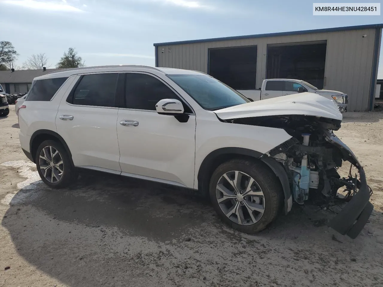 2022 Hyundai Palisade Sel VIN: KM8R44HE3NU428451 Lot: 77886694