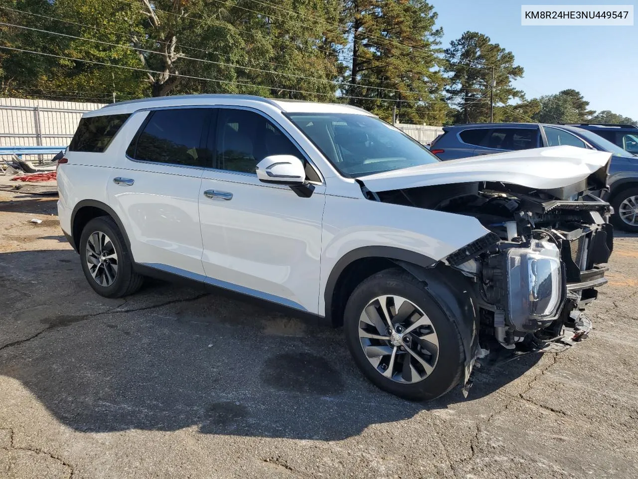 2022 Hyundai Palisade Sel VIN: KM8R24HE3NU449547 Lot: 78095524