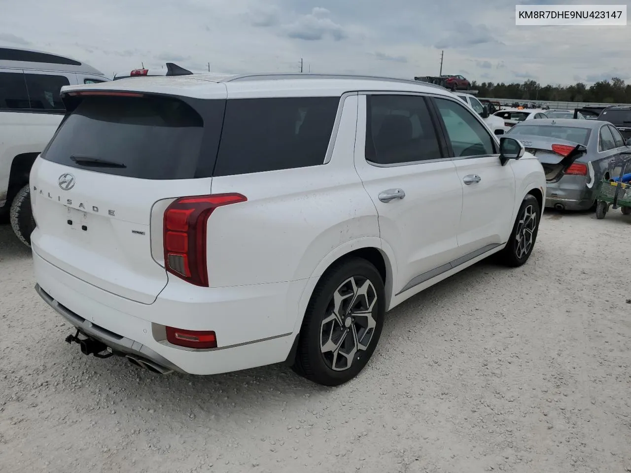 2022 Hyundai Palisade Calligraphy VIN: KM8R7DHE9NU423147 Lot: 78192954