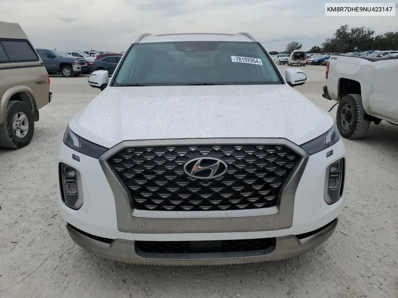 2022 Hyundai Palisade Calligraphy VIN: KM8R7DHE9NU423147 Lot: 78192954