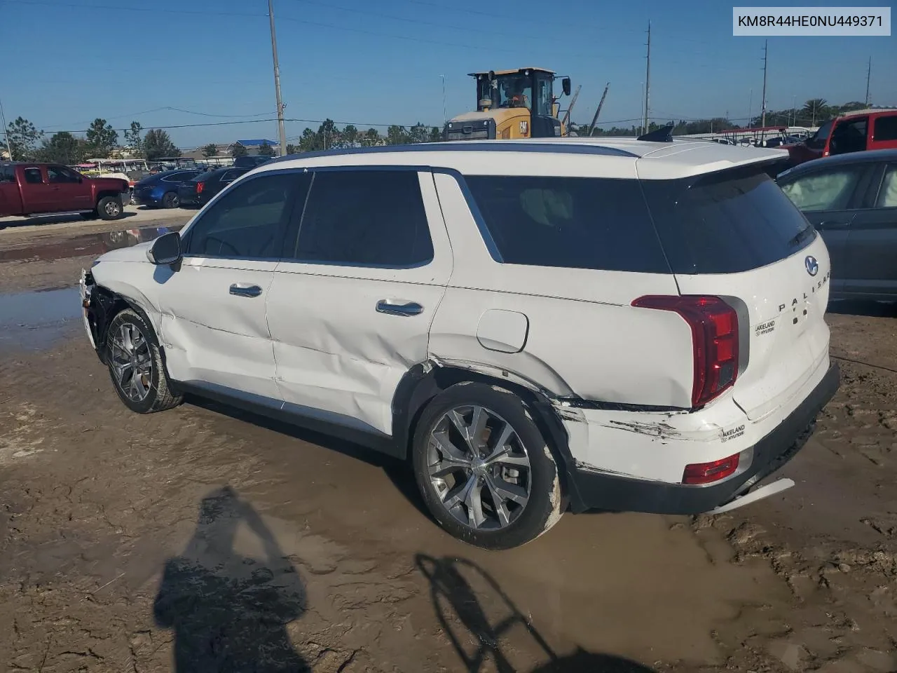 2022 Hyundai Palisade Sel VIN: KM8R44HE0NU449371 Lot: 78195334