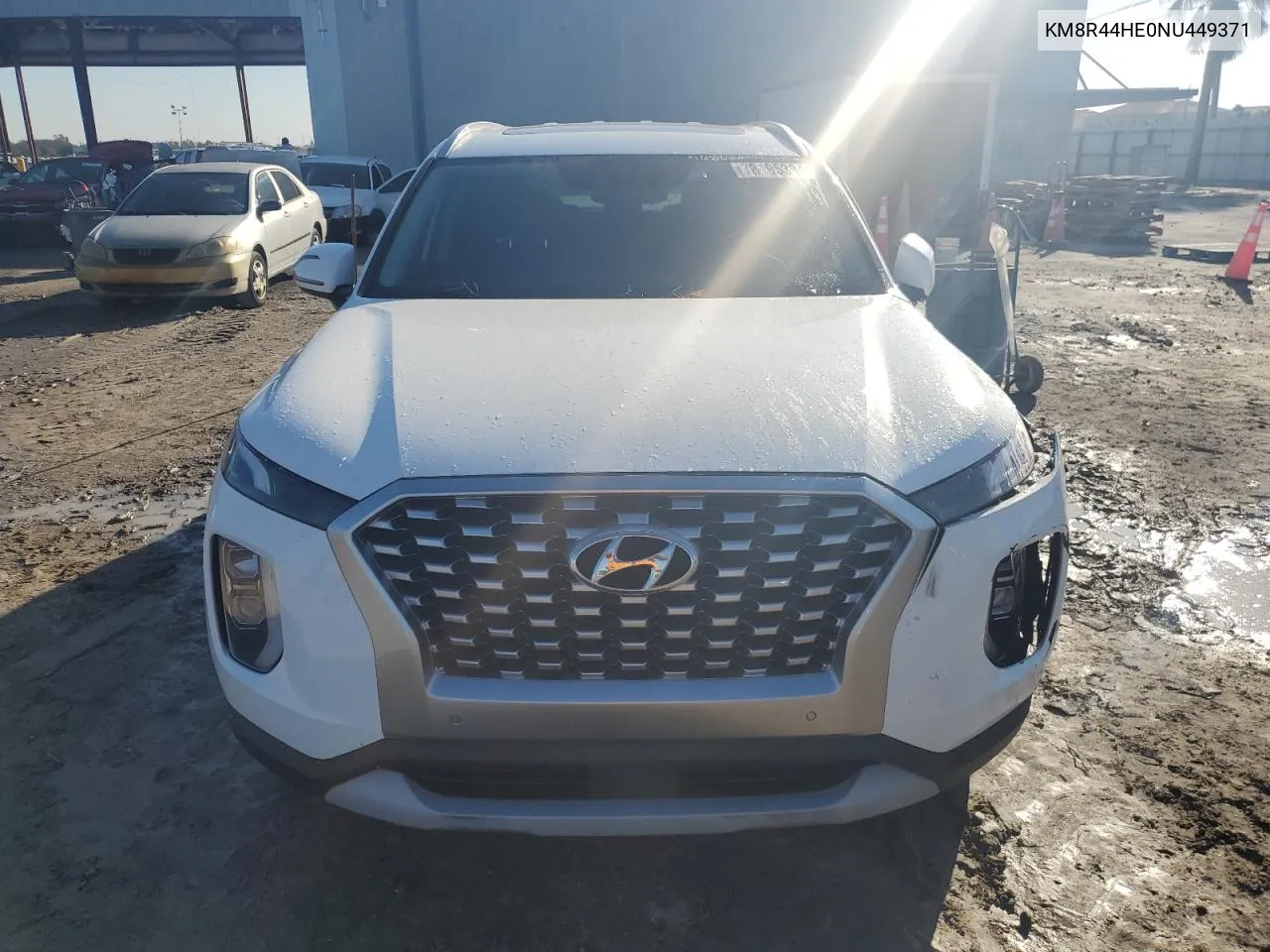 2022 Hyundai Palisade Sel VIN: KM8R44HE0NU449371 Lot: 78195334