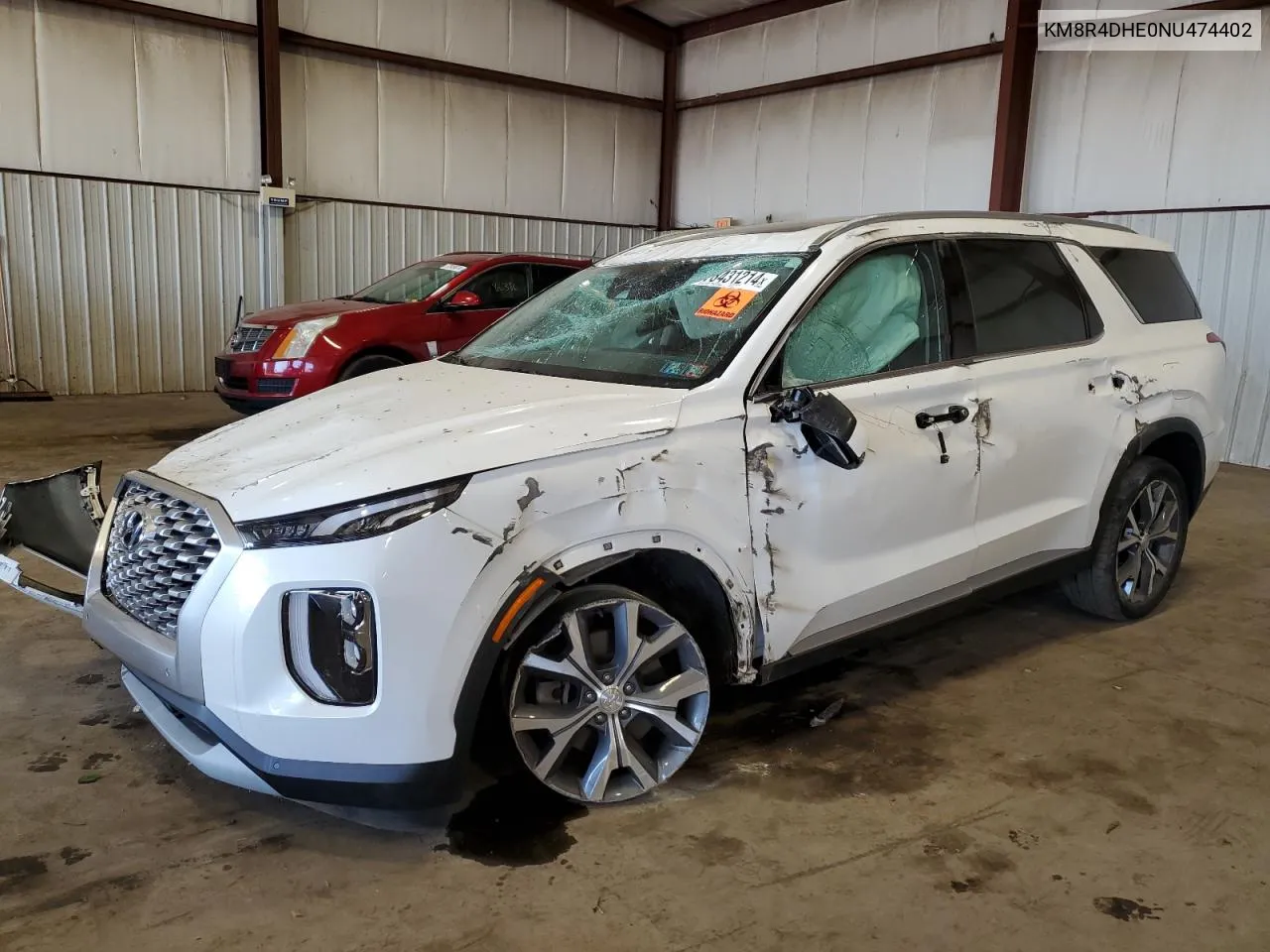 2022 Hyundai Palisade Sel VIN: KM8R4DHE0NU474402 Lot: 78431214