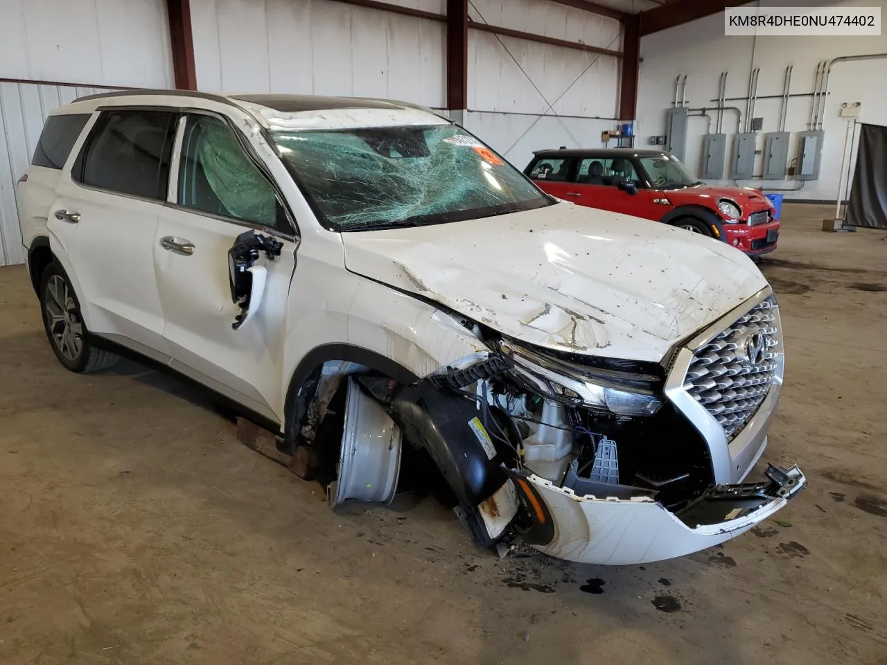 2022 Hyundai Palisade Sel VIN: KM8R4DHE0NU474402 Lot: 78431214