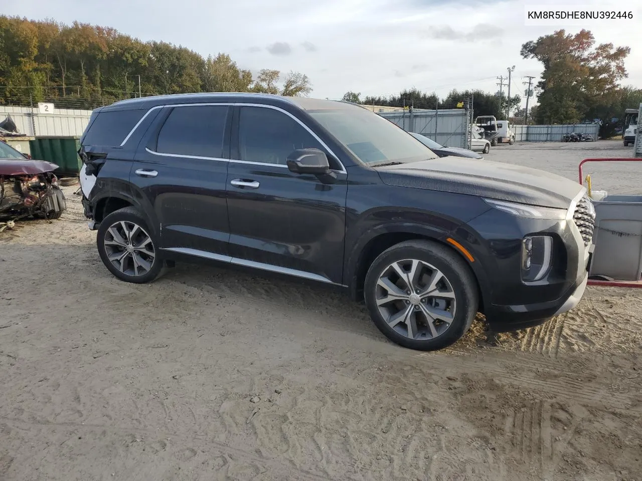 2022 Hyundai Palisade Limited VIN: KM8R5DHE8NU392446 Lot: 78500534