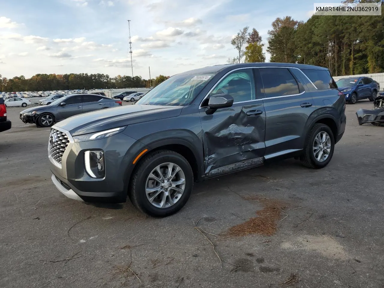 2022 Hyundai Palisade Se VIN: KM8R14HE2NU362919 Lot: 79060674