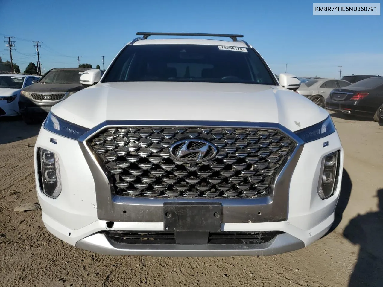 2022 Hyundai Palisade Calligraphy VIN: KM8R74HE5NU360791 Lot: 79304174