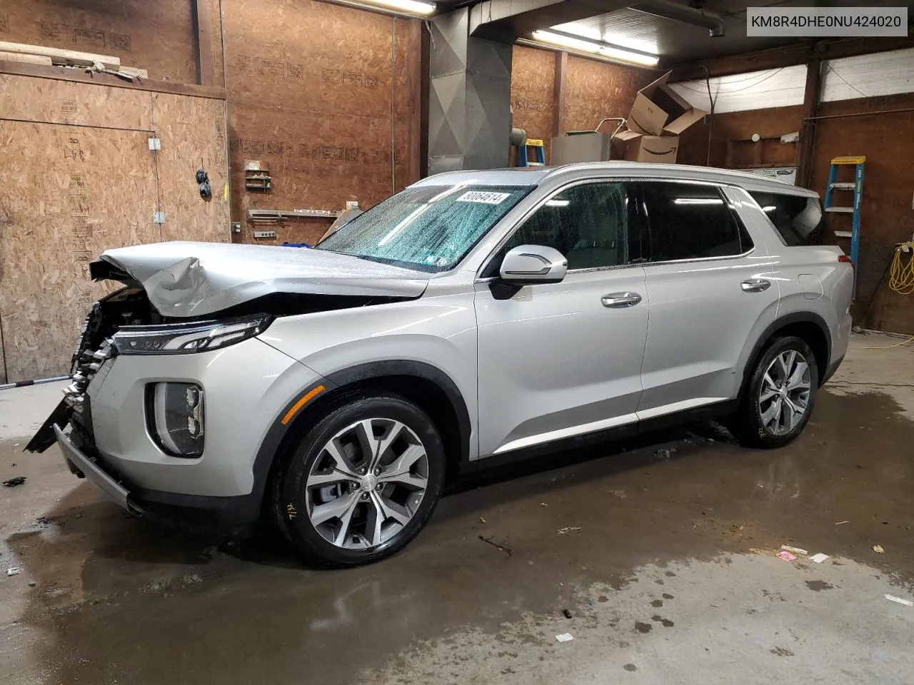 2022 Hyundai Palisade Sel VIN: KM8R4DHE0NU424020 Lot: 80064614