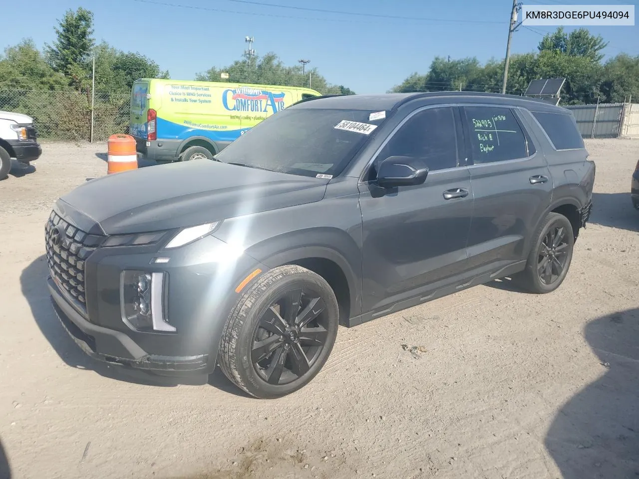 2023 Hyundai Palisade Xrt VIN: KM8R3DGE6PU494094 Lot: 58104464