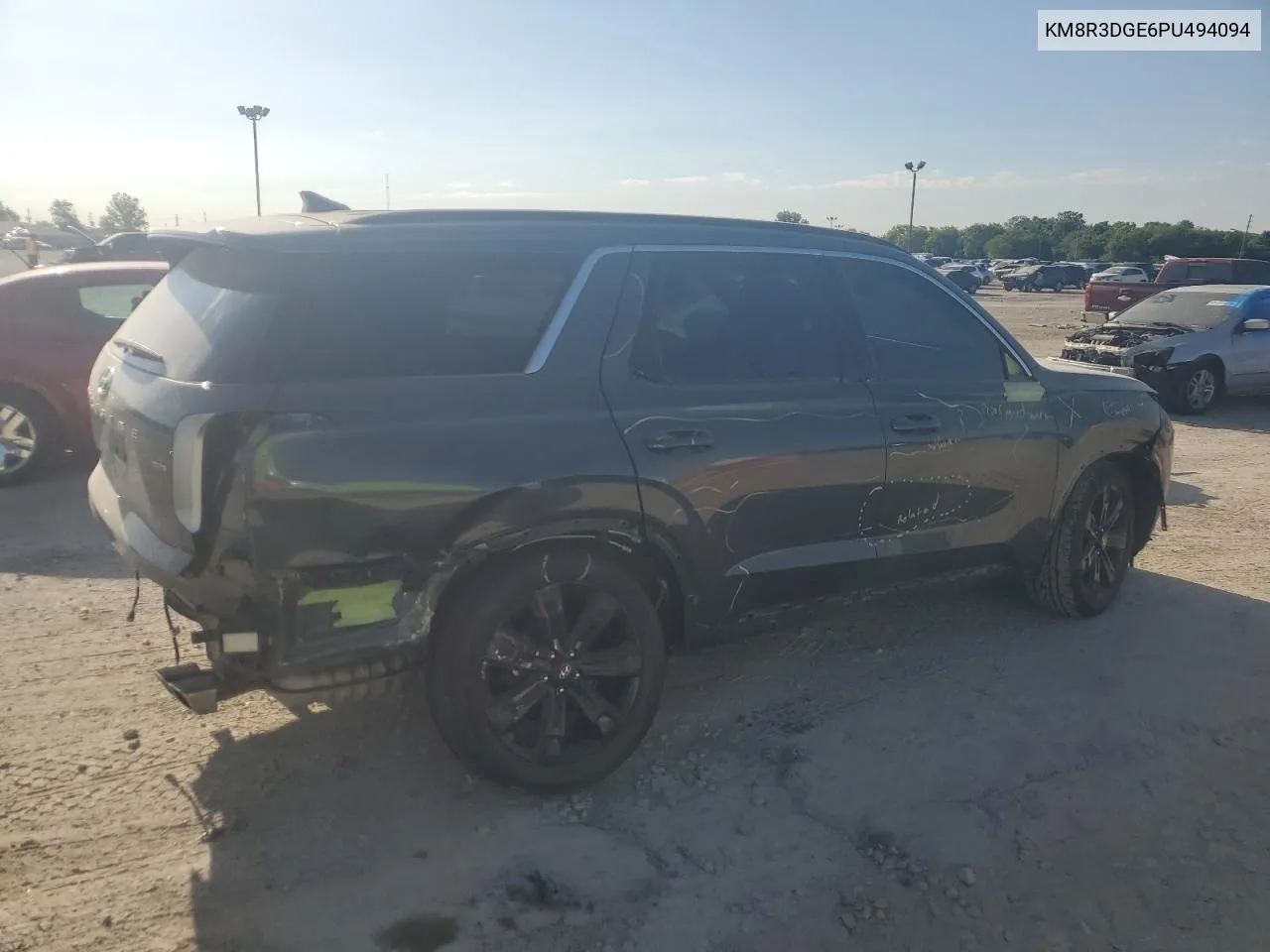 2023 Hyundai Palisade Xrt VIN: KM8R3DGE6PU494094 Lot: 58104464