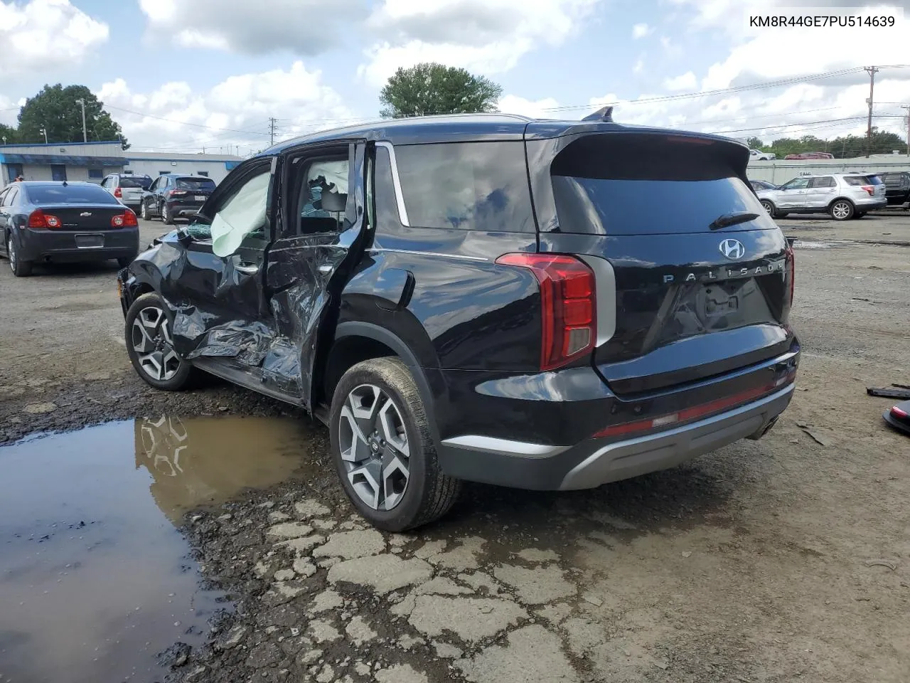 2023 Hyundai Palisade Sel Premium VIN: KM8R44GE7PU514639 Lot: 65156004