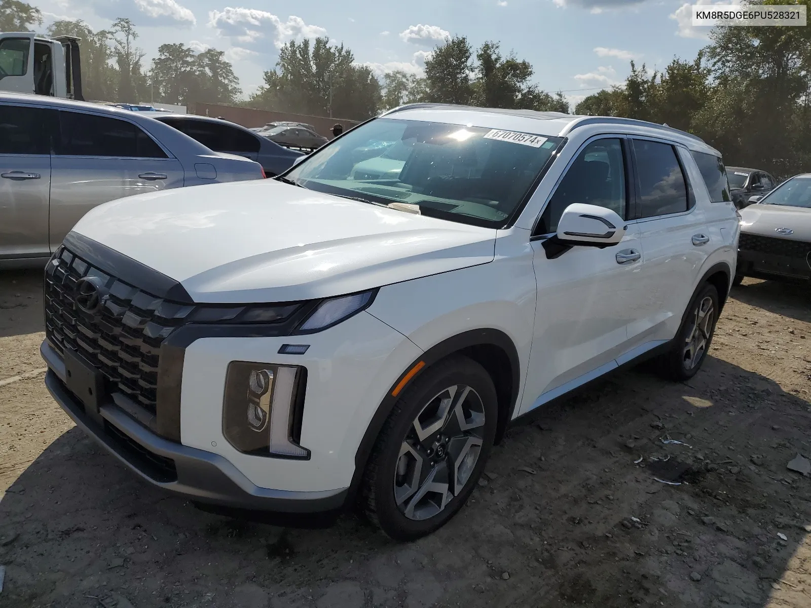 2023 Hyundai Palisade Limited VIN: KM8R5DGE6PU528321 Lot: 67070574