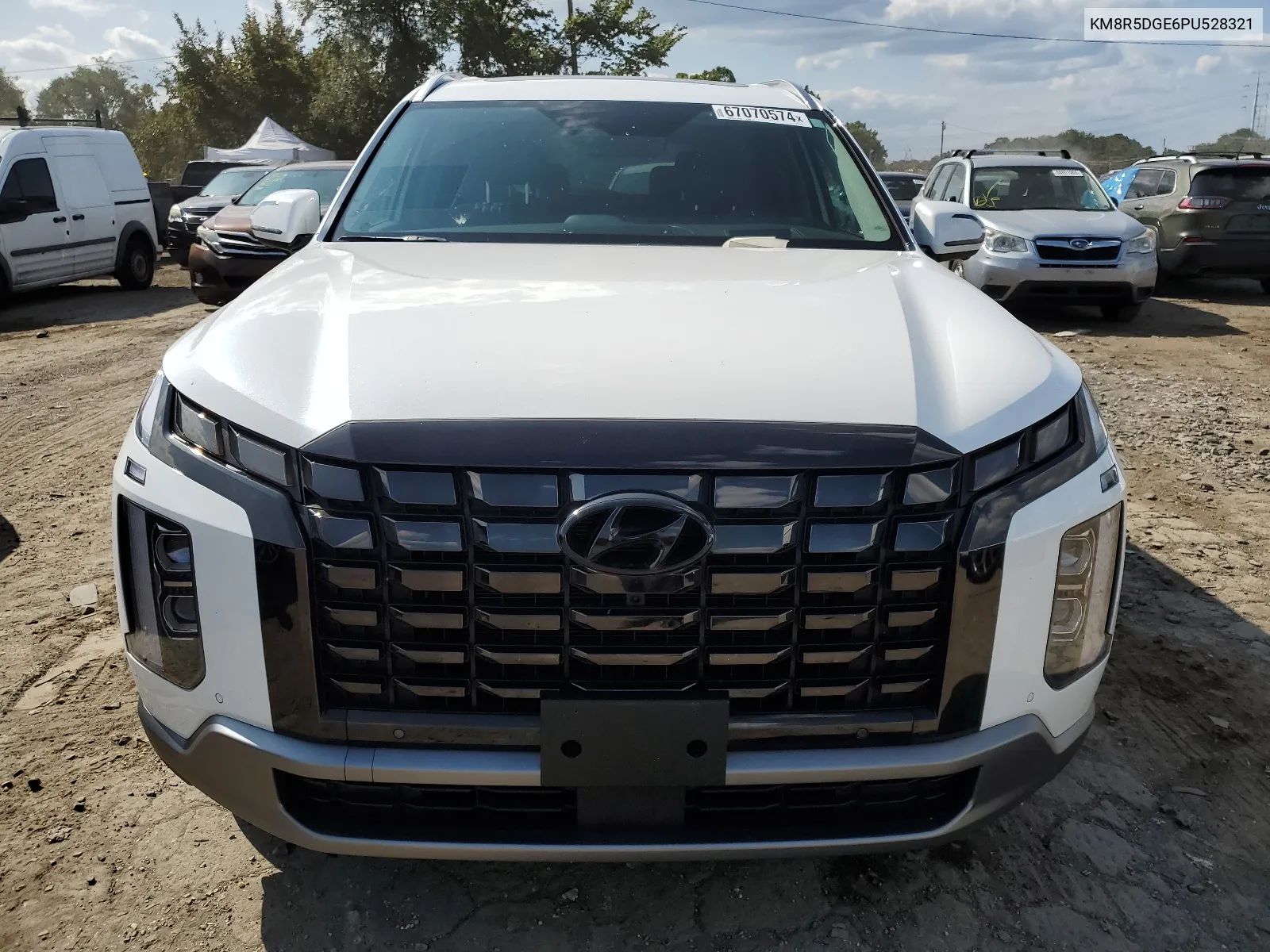 2023 Hyundai Palisade Limited VIN: KM8R5DGE6PU528321 Lot: 67070574