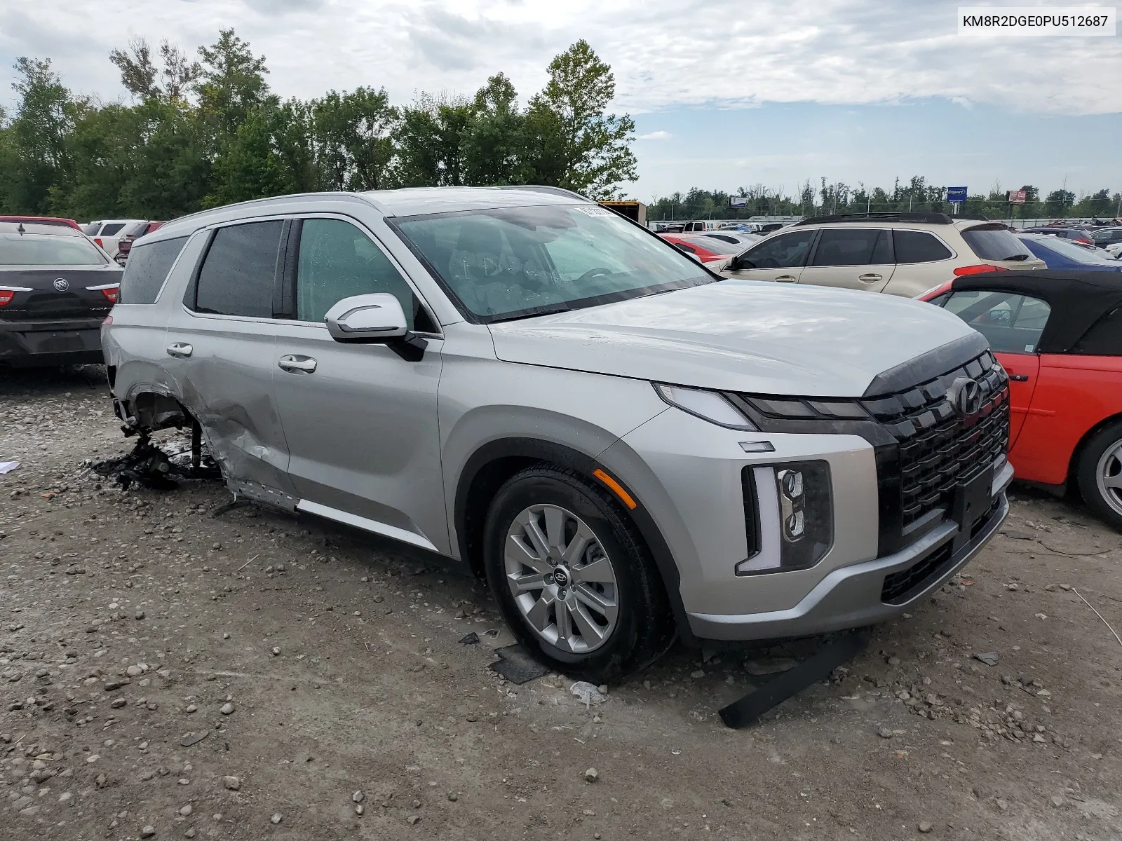 2023 Hyundai Palisade Sel VIN: KM8R2DGE0PU512687 Lot: 67122774