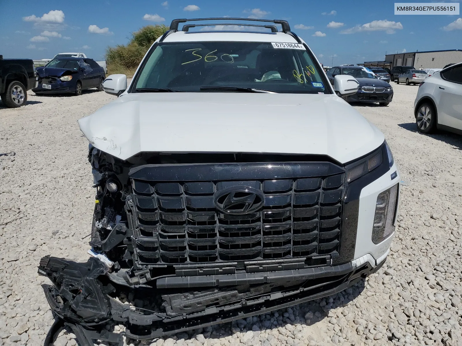 2023 Hyundai Palisade Xrt VIN: KM8R34GE7PU556151 Lot: 67518644