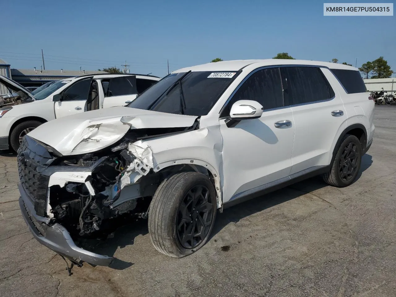 2023 Hyundai Palisade Se VIN: KM8R14GE7PU504315 Lot: 70872784