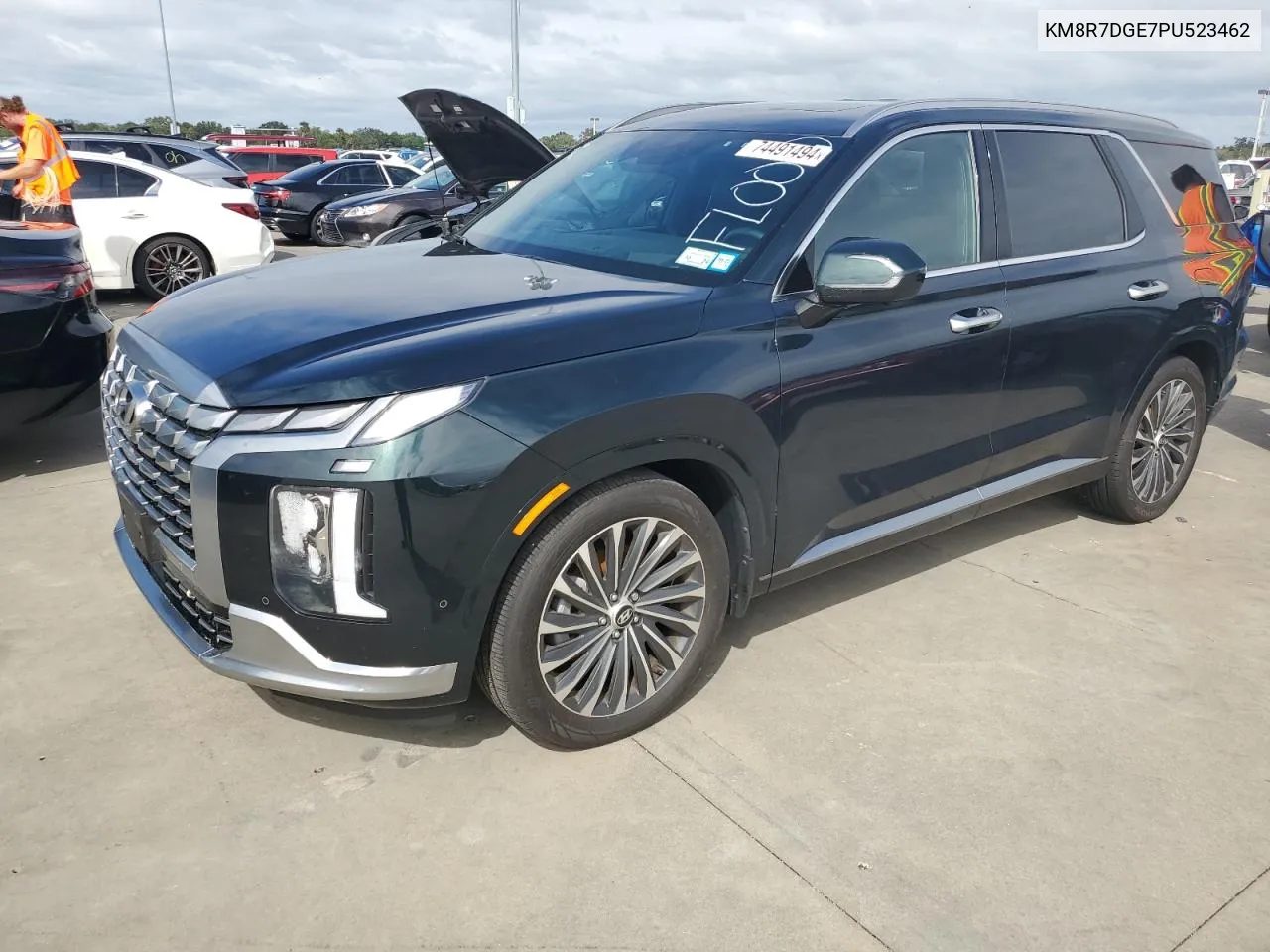 2023 Hyundai Palisade Calligraphy VIN: KM8R7DGE7PU523462 Lot: 74491494