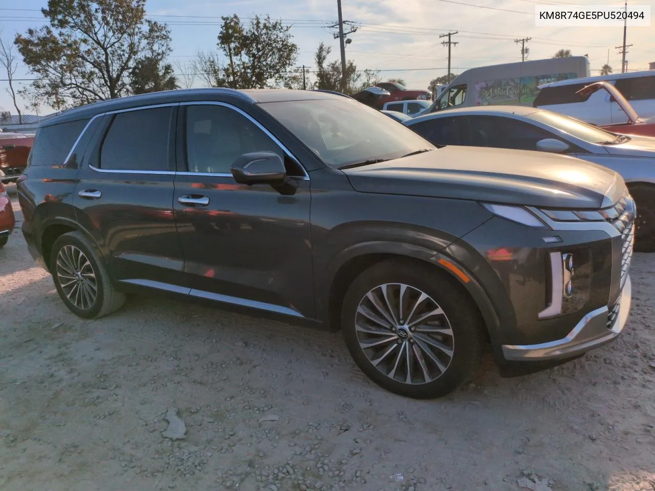 2023 Hyundai Palisade Calligraphy VIN: KM8R74GE5PU520494 Lot: 74880124