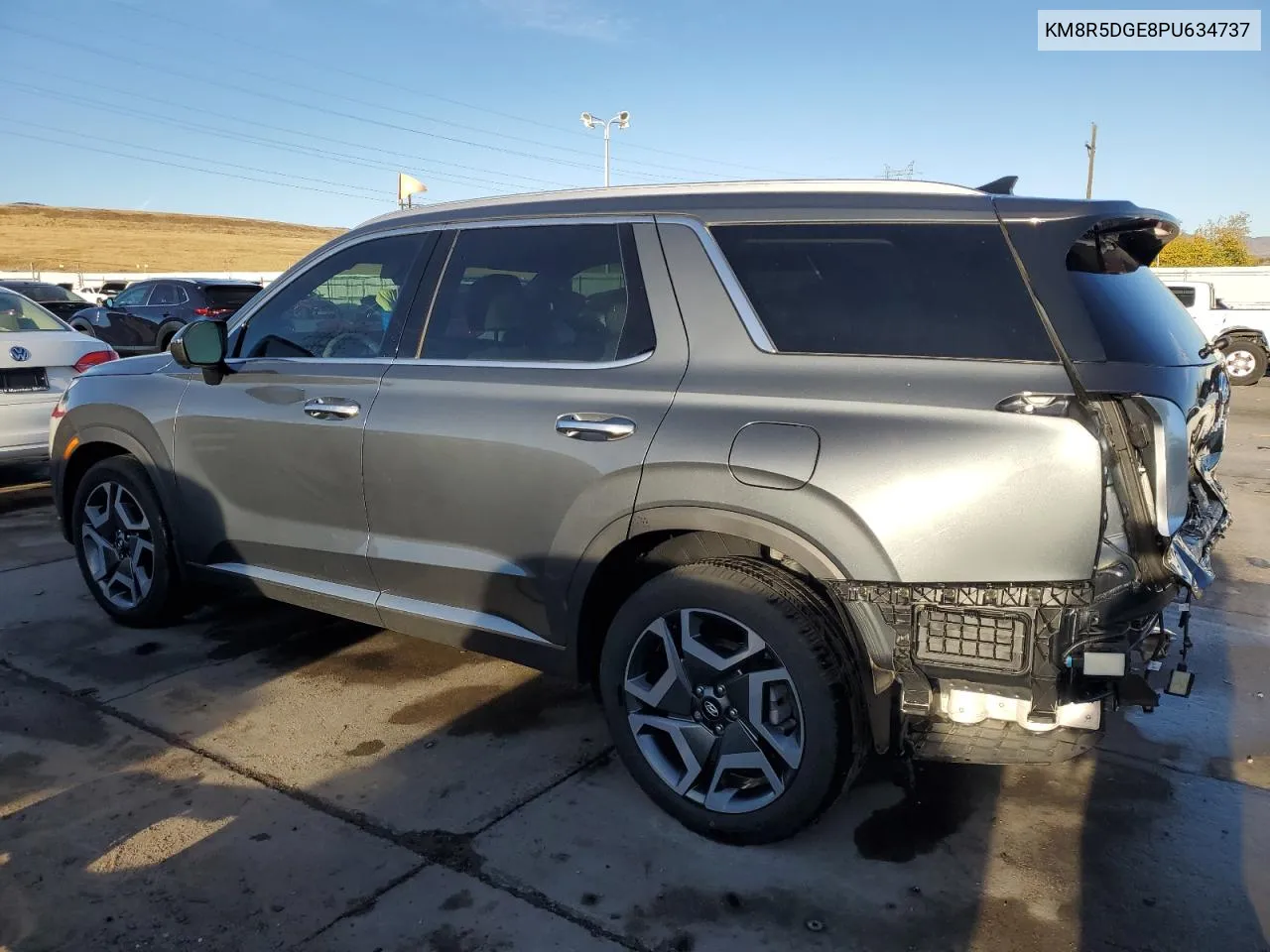 2023 Hyundai Palisade Limited VIN: KM8R5DGE8PU634737 Lot: 75016074