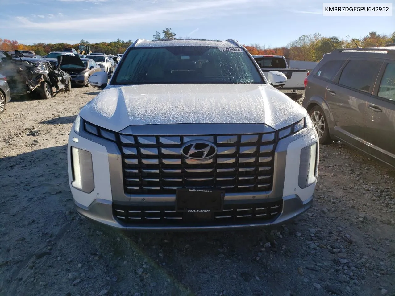 2023 Hyundai Palisade Calligraphy VIN: KM8R7DGE5PU642952 Lot: 75029554