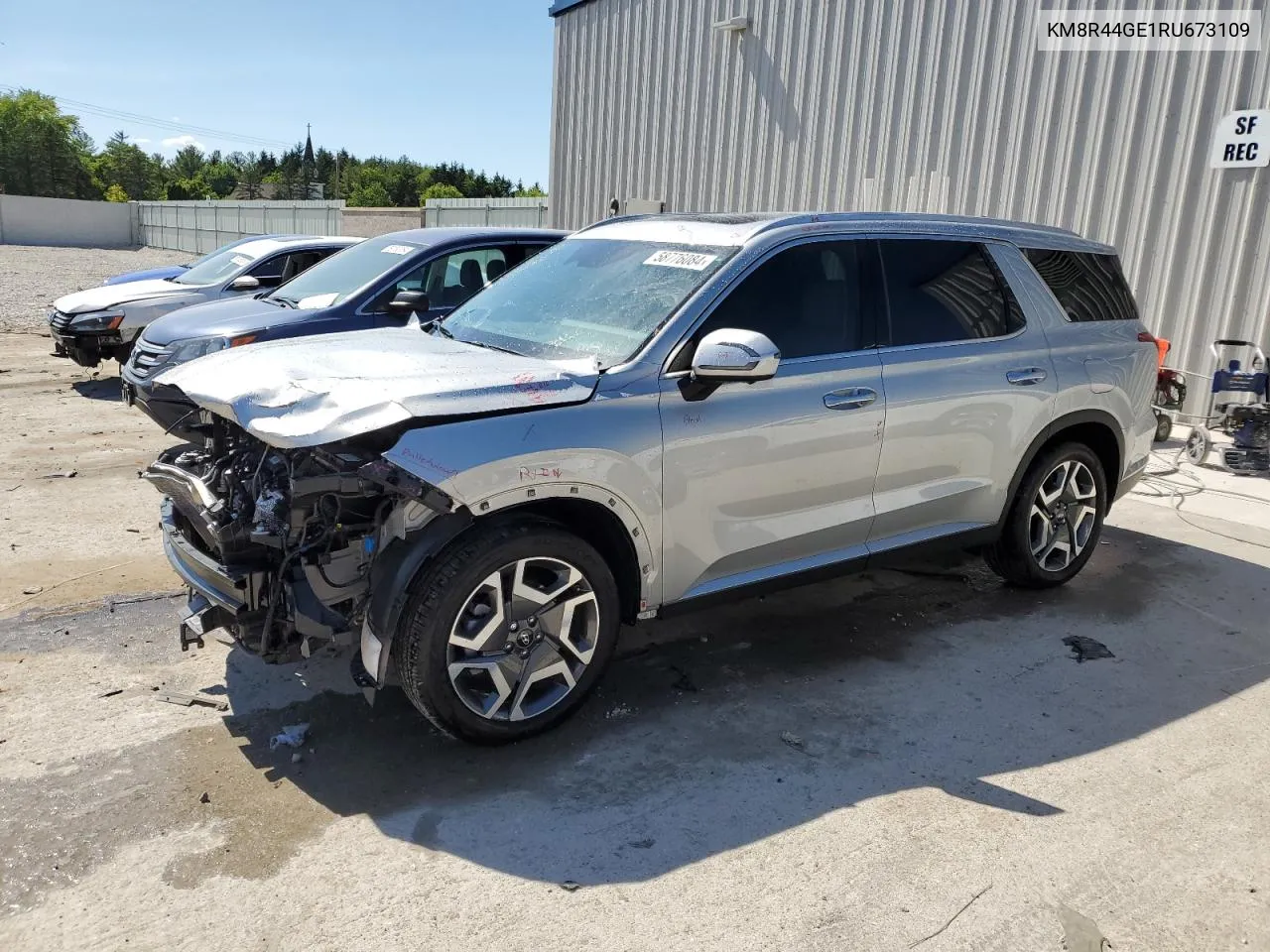 2024 Hyundai Palisade Sel Premium VIN: KM8R44GE1RU673109 Lot: 58776084