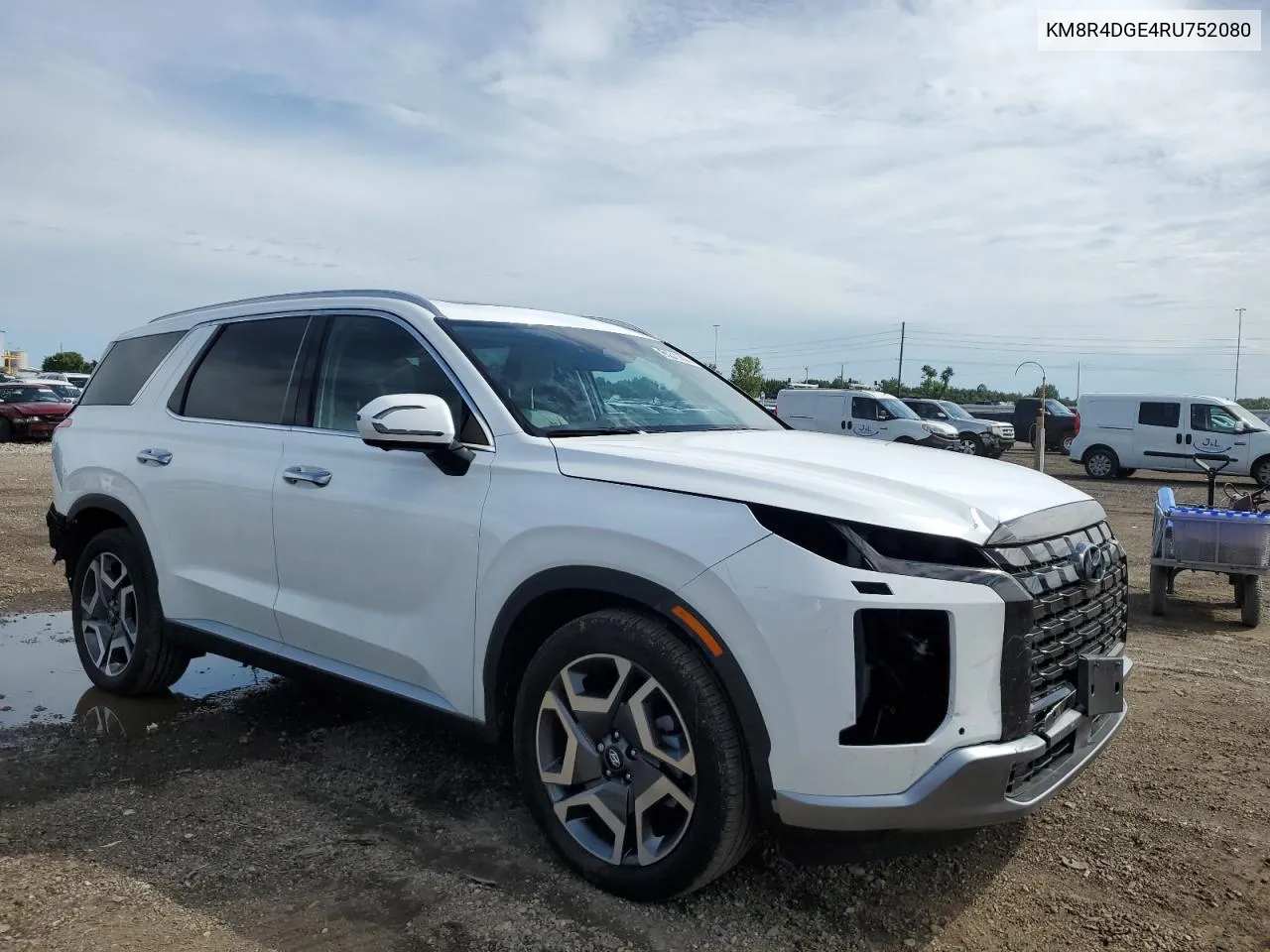 2024 Hyundai Palisade Sel Premium VIN: KM8R4DGE4RU752080 Lot: 61611444