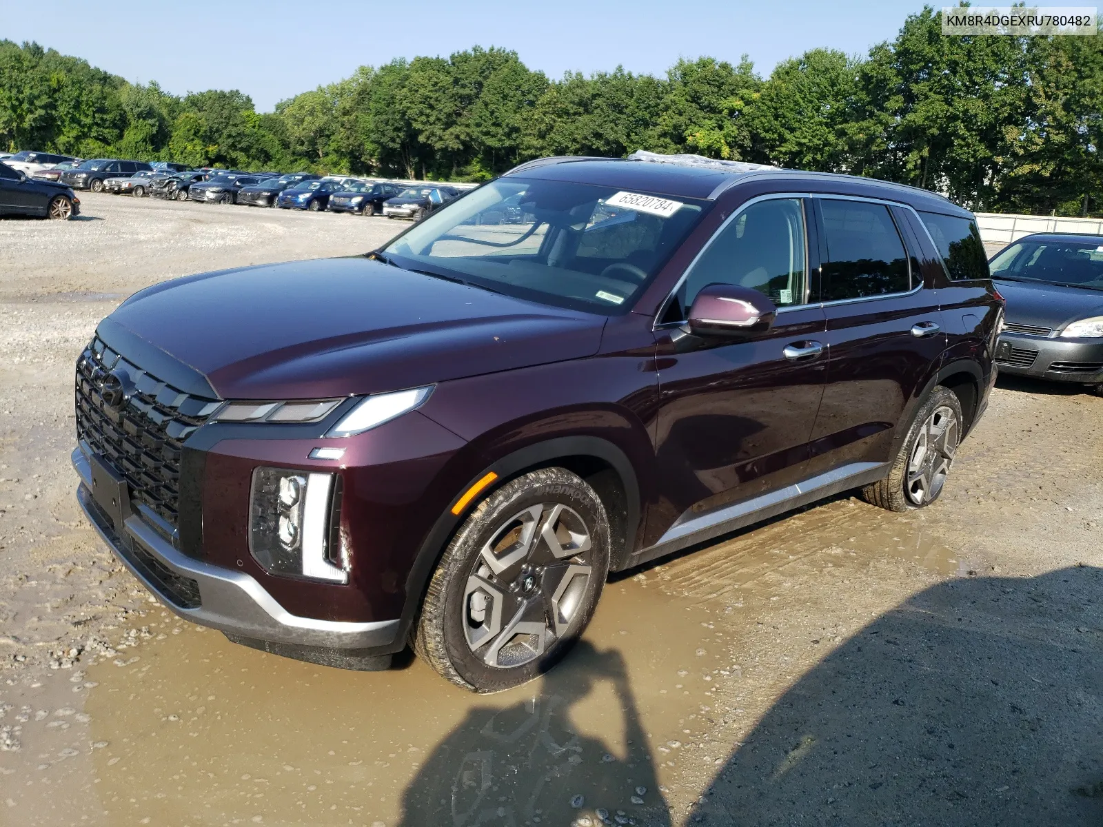 2024 Hyundai Palisade Sel Premium VIN: KM8R4DGEXRU780482 Lot: 65820784