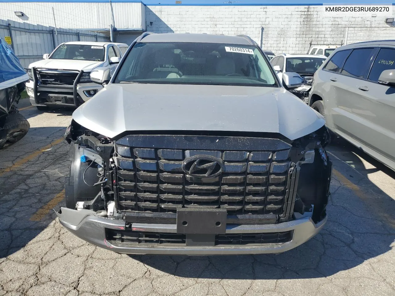 2024 Hyundai Palisade Sel VIN: KM8R2DGE3RU689270 Lot: 70260314