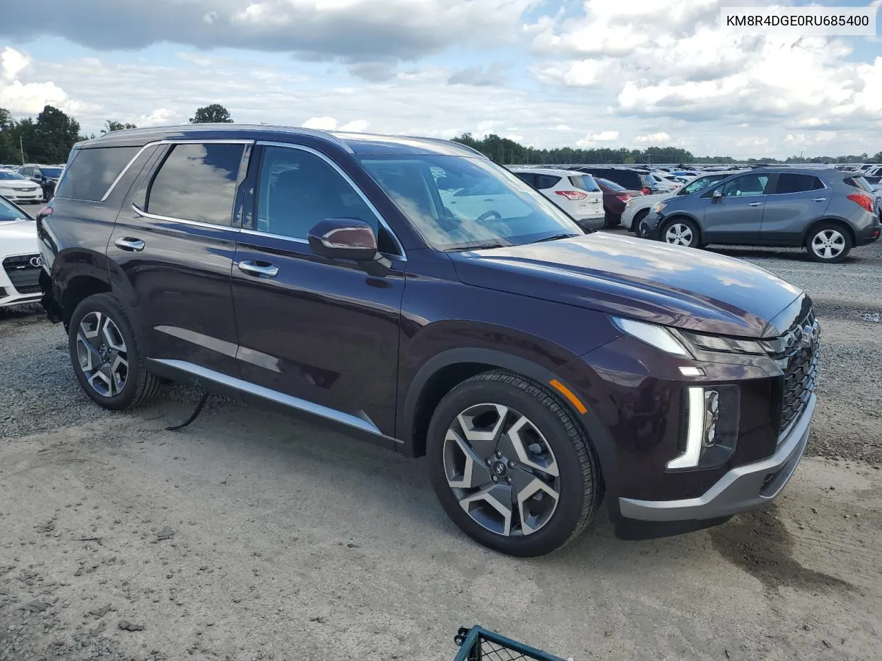 2024 Hyundai Palisade Sel Premium VIN: KM8R4DGE0RU685400 Lot: 70503994