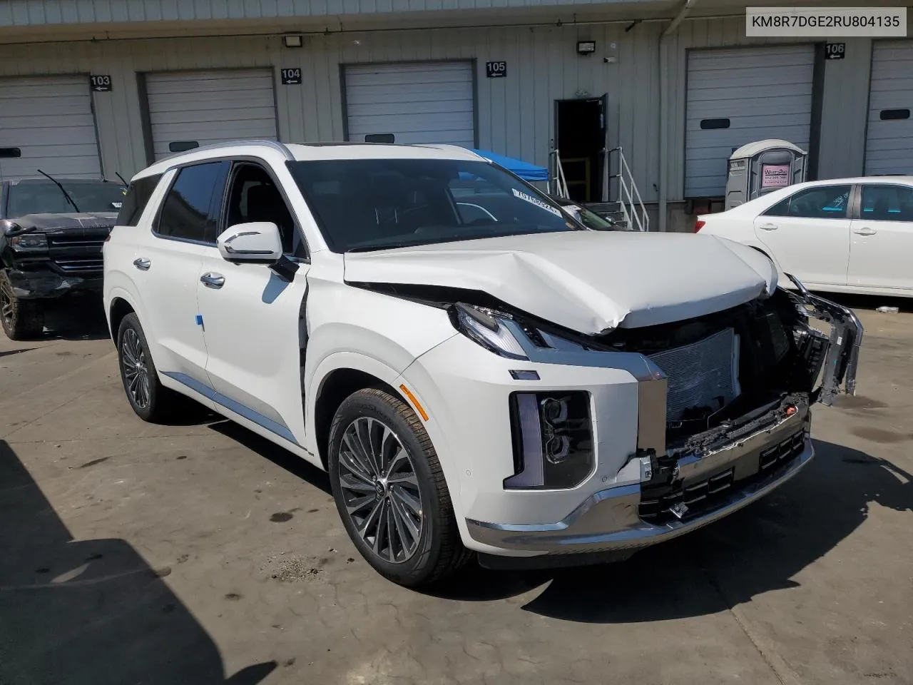 2024 Hyundai Palisade Calligraphy VIN: KM8R7DGE2RU804135 Lot: 70768924