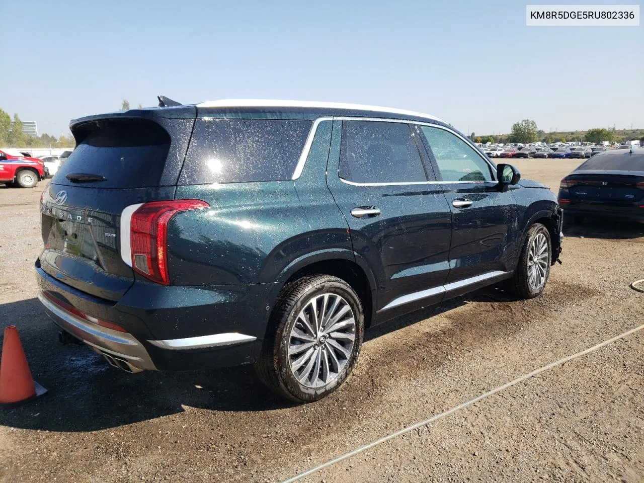 2024 Hyundai Palisade Limited VIN: KM8R5DGE5RU802336 Lot: 70825004