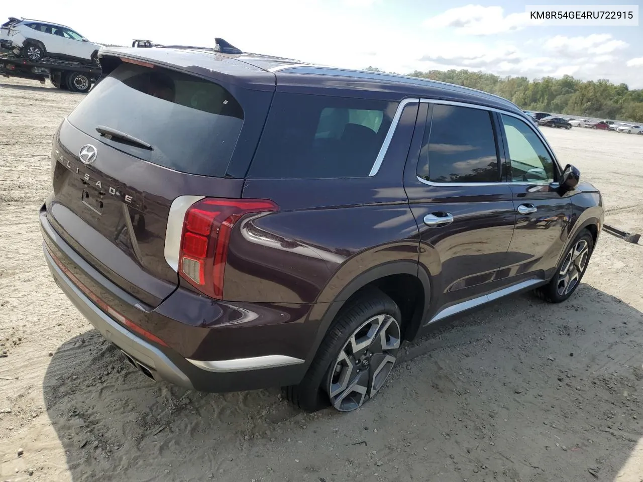 2024 Hyundai Palisade Limited VIN: KM8R54GE4RU722915 Lot: 70980424