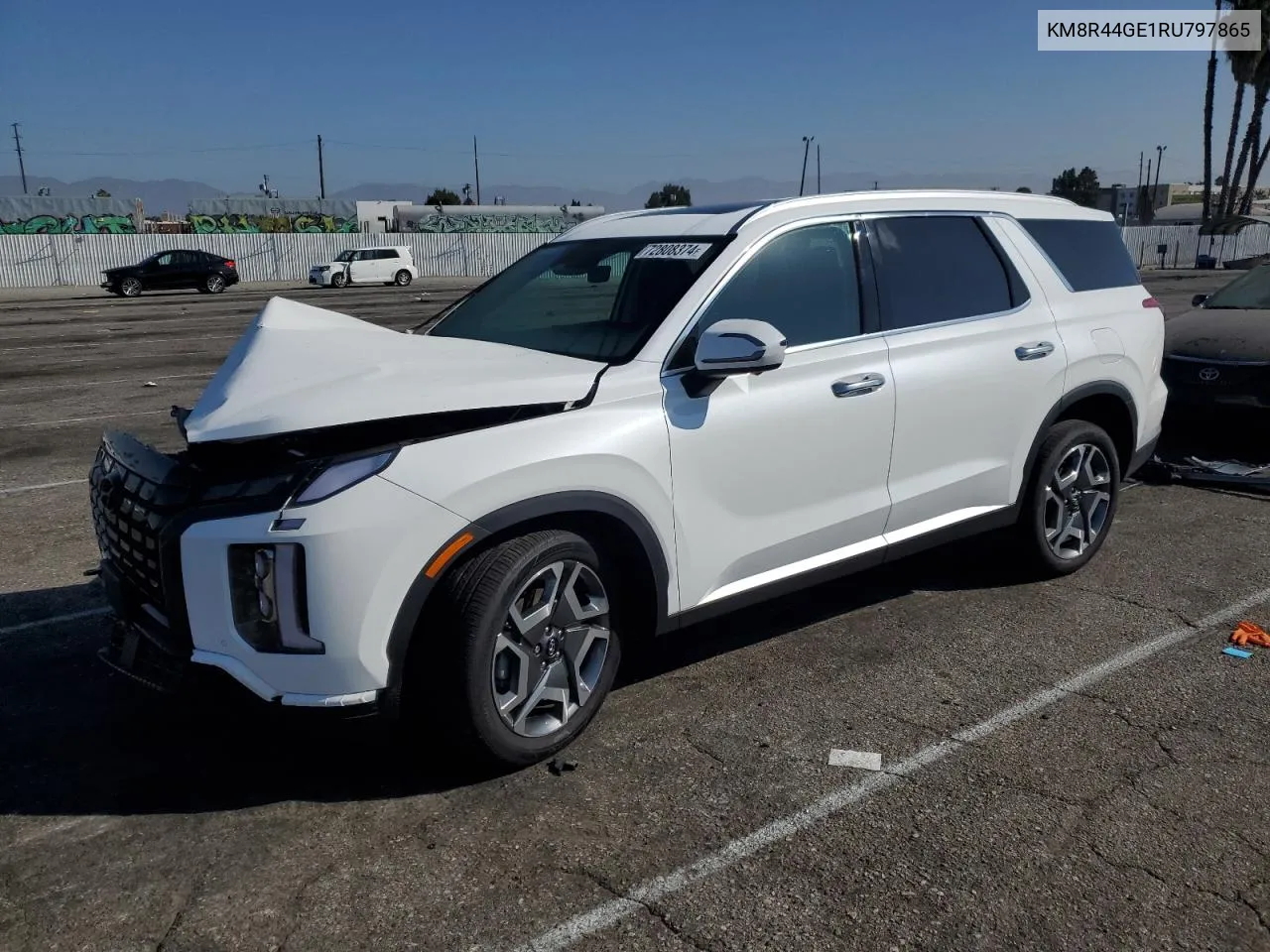 2024 Hyundai Palisade Sel Premium VIN: KM8R44GE1RU797865 Lot: 72808374