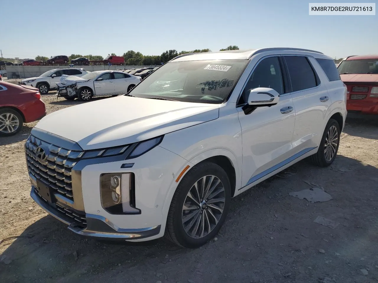 2024 Hyundai Palisade Calligraphy VIN: KM8R7DGE2RU721613 Lot: 73045524