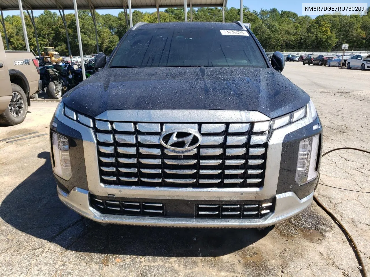 2024 Hyundai Palisade Calligraphy VIN: KM8R7DGE7RU730209 Lot: 73836004