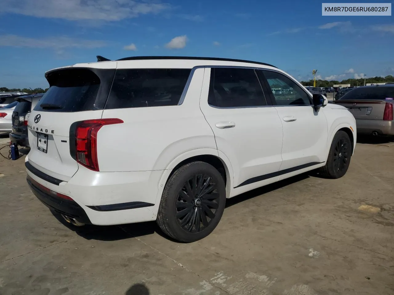 2024 Hyundai Palisade Calligraphy VIN: KM8R7DGE6RU680287 Lot: 74126764