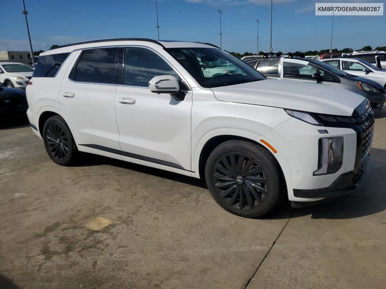 2024 Hyundai Palisade Calligraphy VIN: KM8R7DGE6RU680287 Lot: 74126764