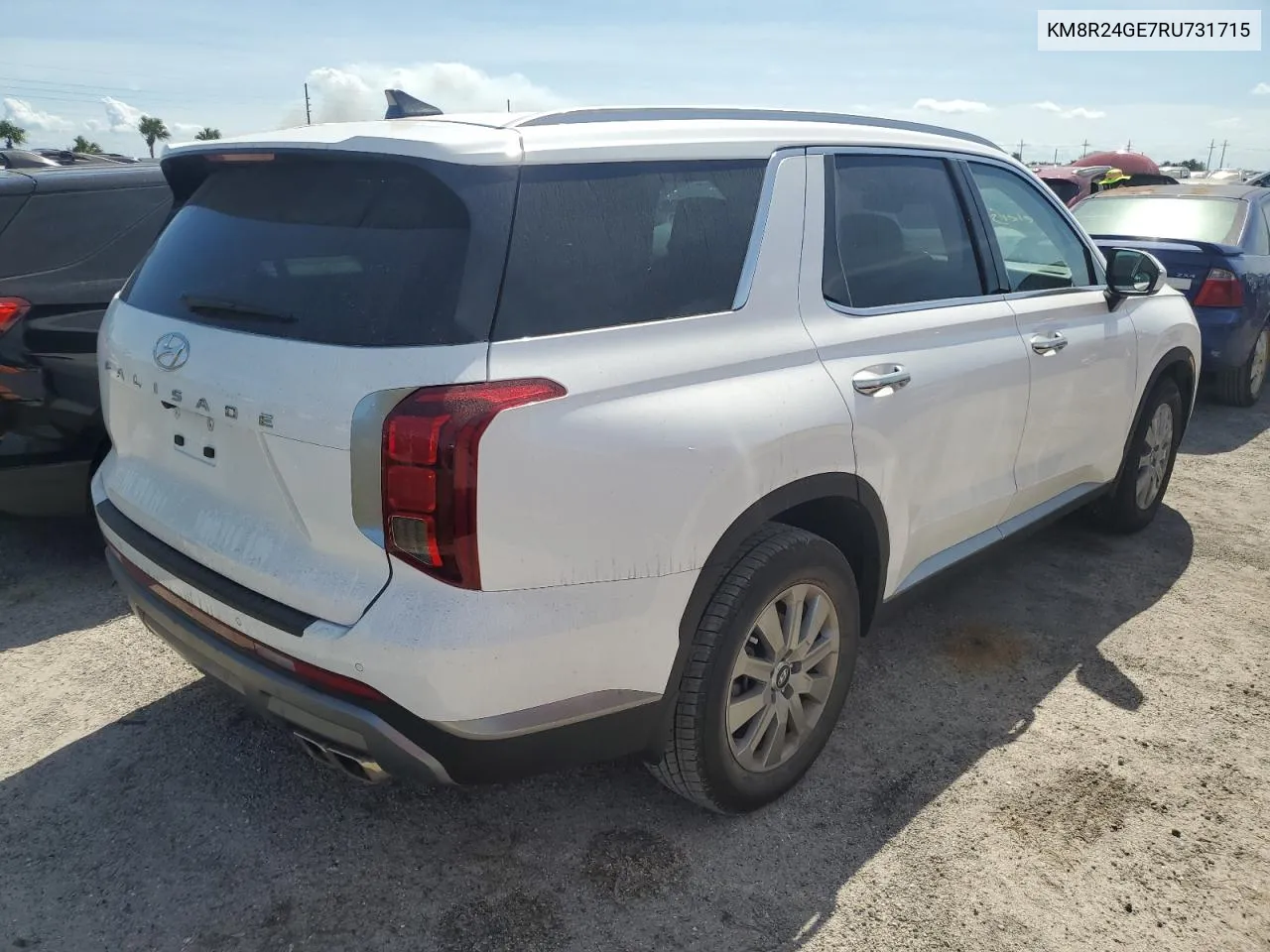 KM8R24GE7RU731715 2024 Hyundai Palisade Sel