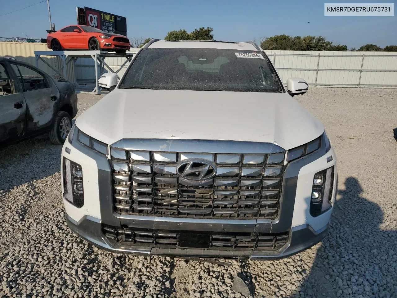 2024 Hyundai Palisade Calligraphy VIN: KM8R7DGE7RU675731 Lot: 75259984