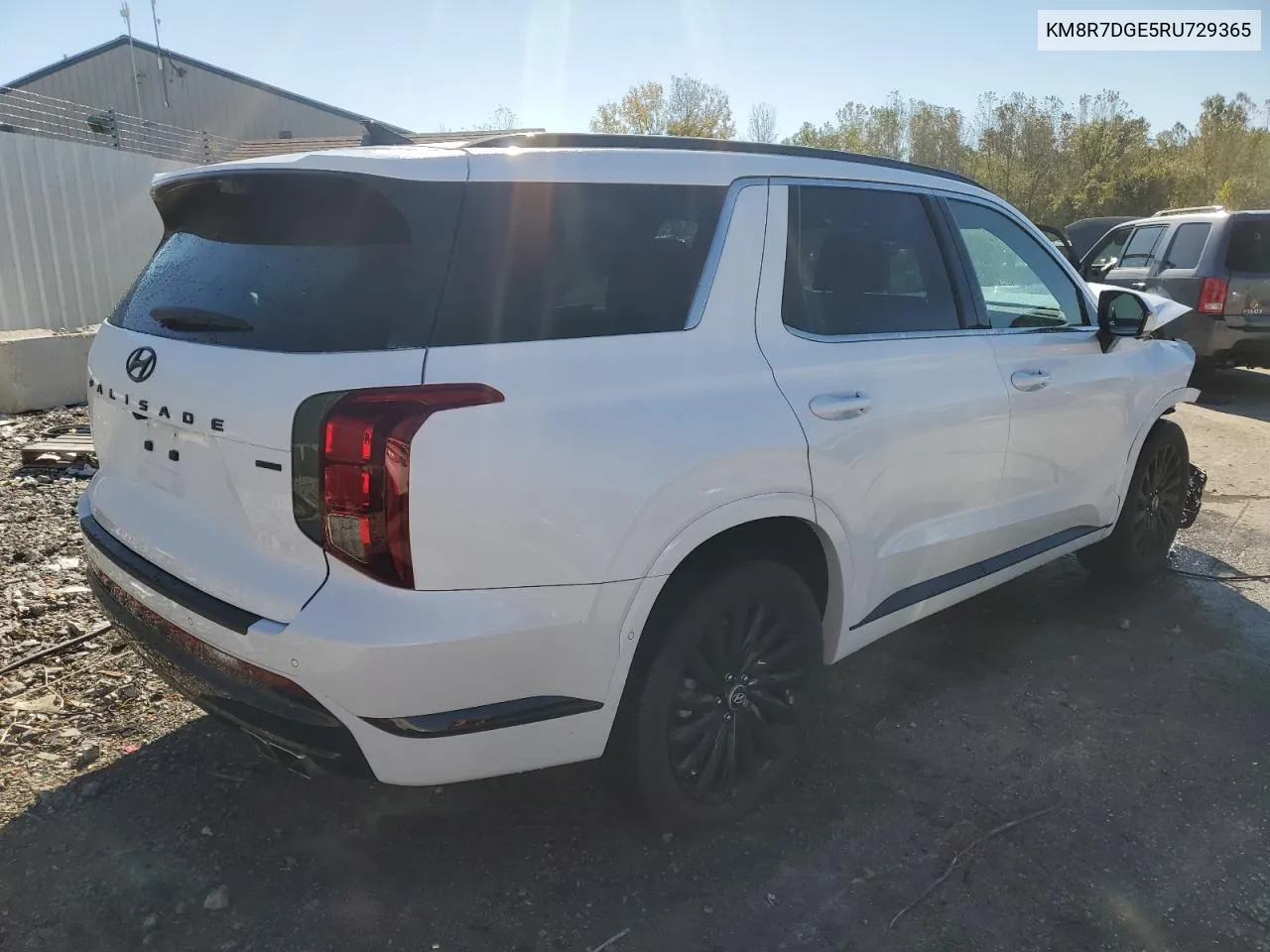 2024 Hyundai Palisade Calligraphy VIN: KM8R7DGE5RU729365 Lot: 75958584