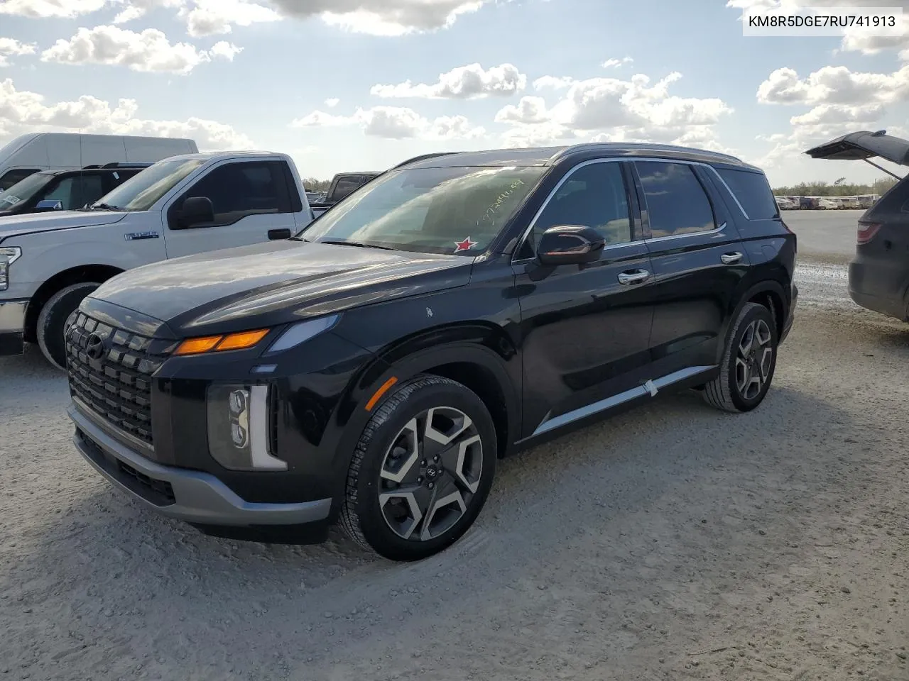 2024 Hyundai Palisade Limited VIN: KM8R5DGE7RU741913 Lot: 77244644