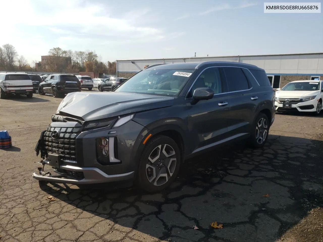 2024 Hyundai Palisade Limited VIN: KM8R5DGE8RU665876 Lot: 78494894