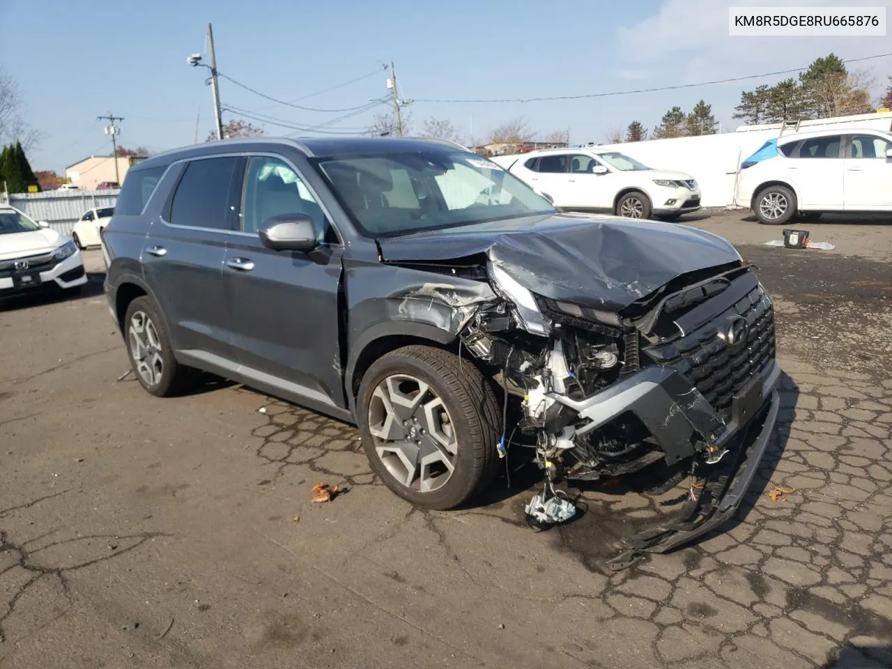 2024 Hyundai Palisade Limited VIN: KM8R5DGE8RU665876 Lot: 78494894