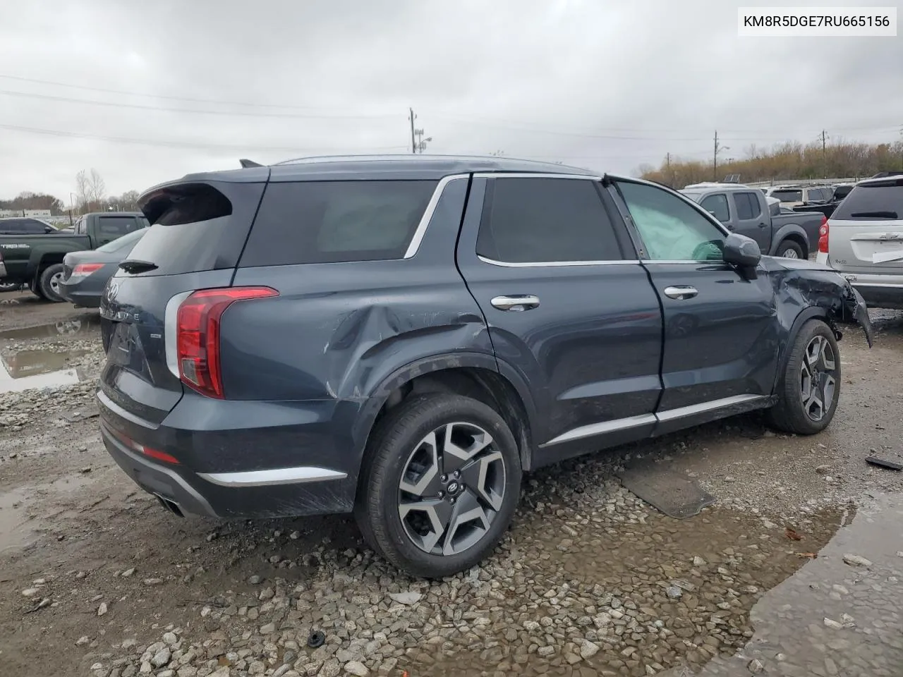 2024 Hyundai Palisade Limited VIN: KM8R5DGE7RU665156 Lot: 80747534