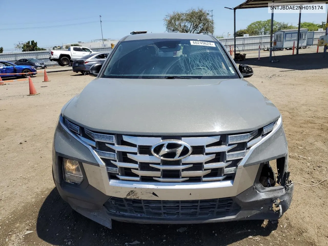 2022 Hyundai Santa Cruz Sel VIN: 5NTJBDAE2NH015174 Lot: 60249624